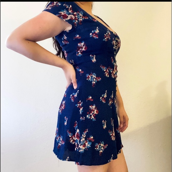 Cotton Candy LA Navy blue Floral Dress - Picture 3 of 9